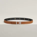 Flot belt buckle & Hermès sur Mer reversible leather strap 24 mm - Image 2